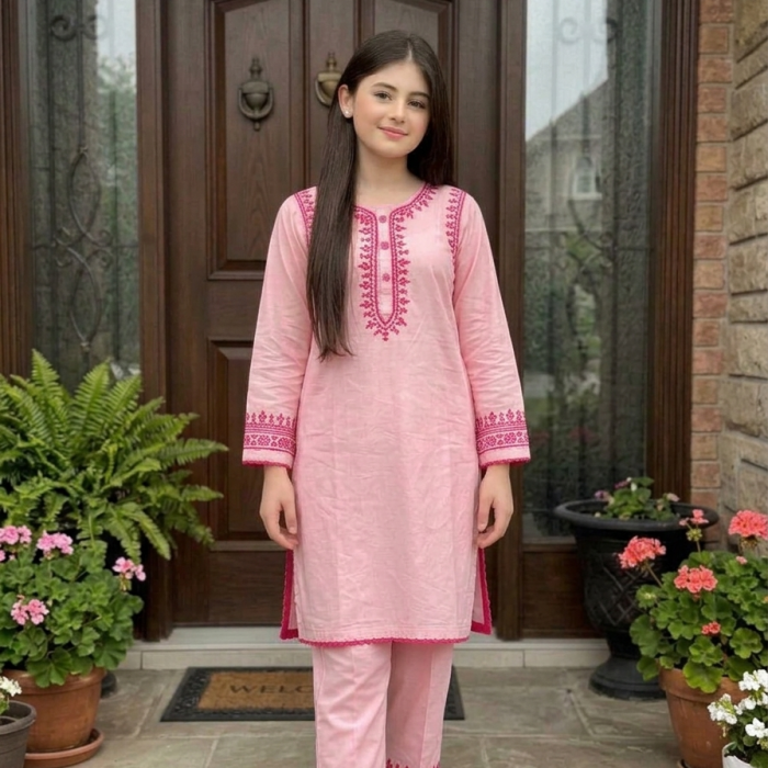 Bulsh Petals handmade 2 piece suit