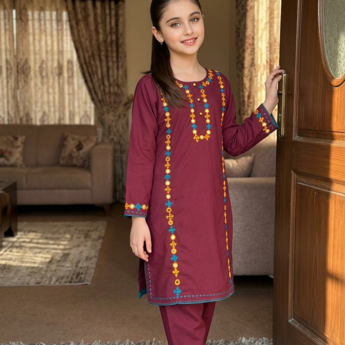 Mystic Marjaan 2piece handmade embroiderd