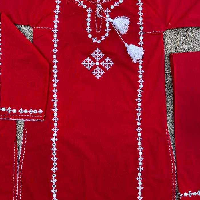 Gulnaar Glow 2piece Embroidered loan Suit