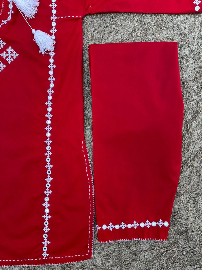 Gulnaar Glow 2piece Embroidered loan Suit - Image 6
