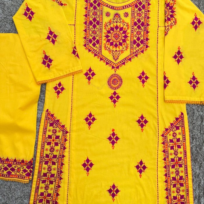 Sunlight Rose handmade-embriodry 2piece