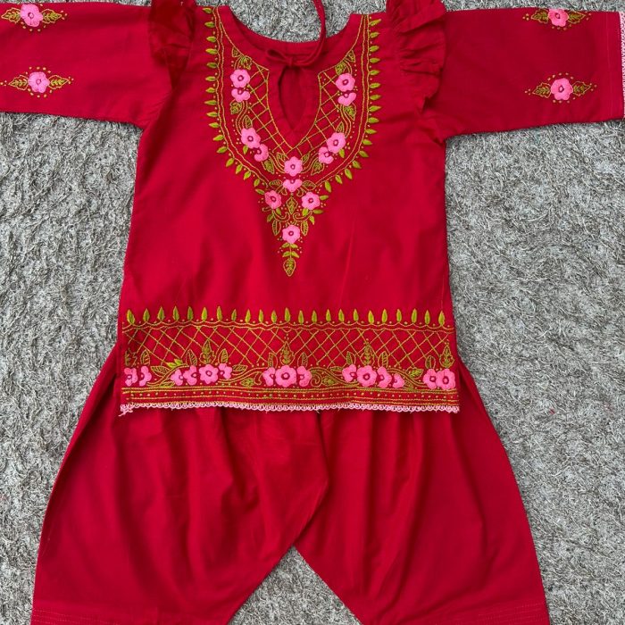 Ruby Mehkaar 2piece handmade embroidery