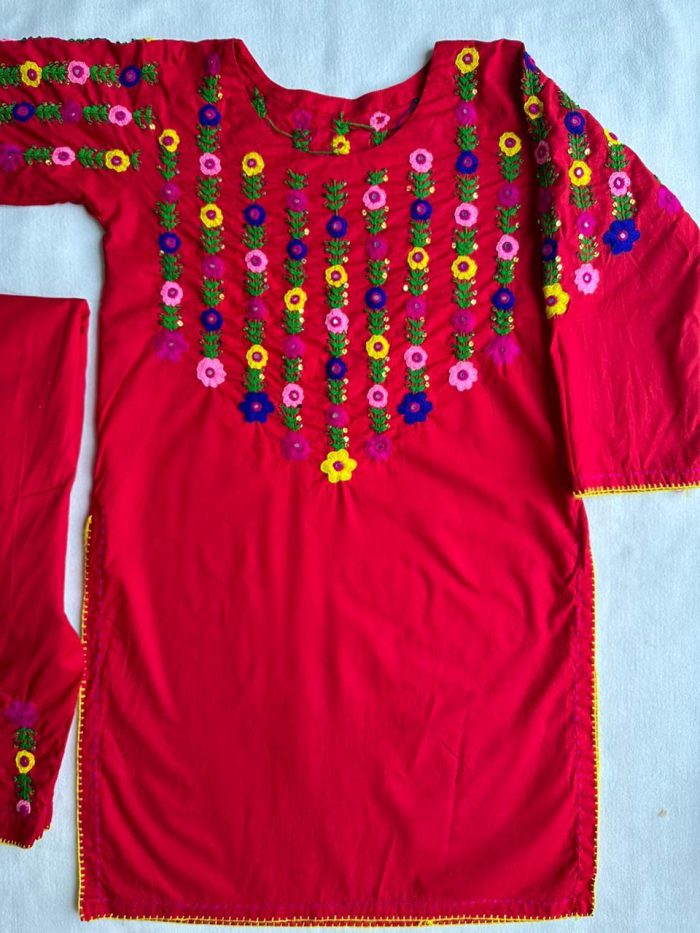 Laal Bahaar Embroiderd Suit - Image 3