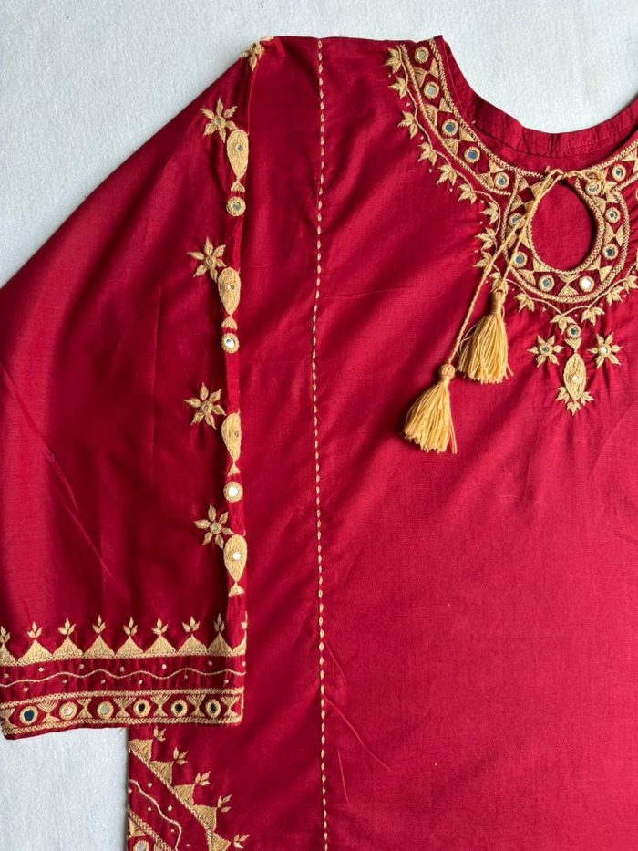Shaam-e-Hunar Handmade embroidered Suit - Image 7