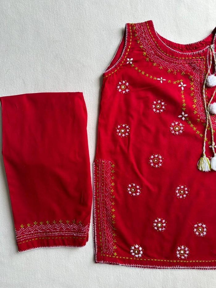 Gul-e-Laal Classic hand embrioderd - Image 3