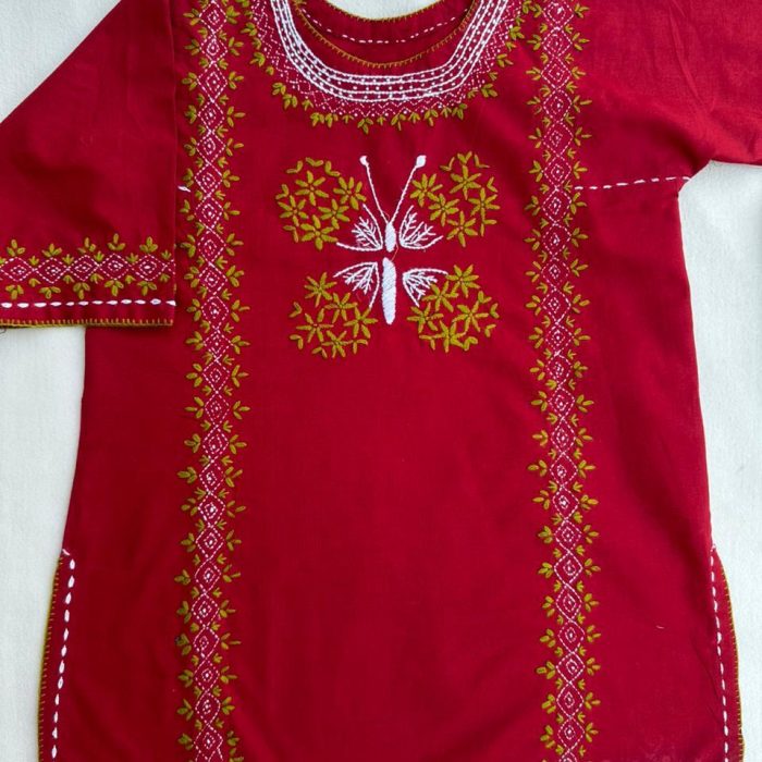 Crimson Flutter – Handcrafted Elegance