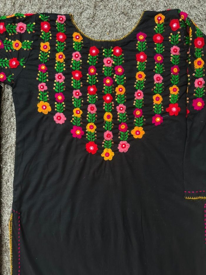 Noor-e-Siyah – Handmade Embroidery Suit - Image 4