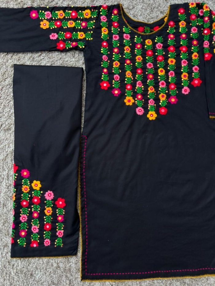 Noor-e-Siyah – Handmade Embroidery Suit - Image 2