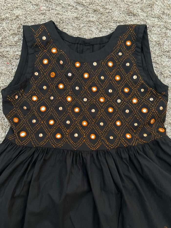Siyah Sitara – Black Gharara Set - Image 3