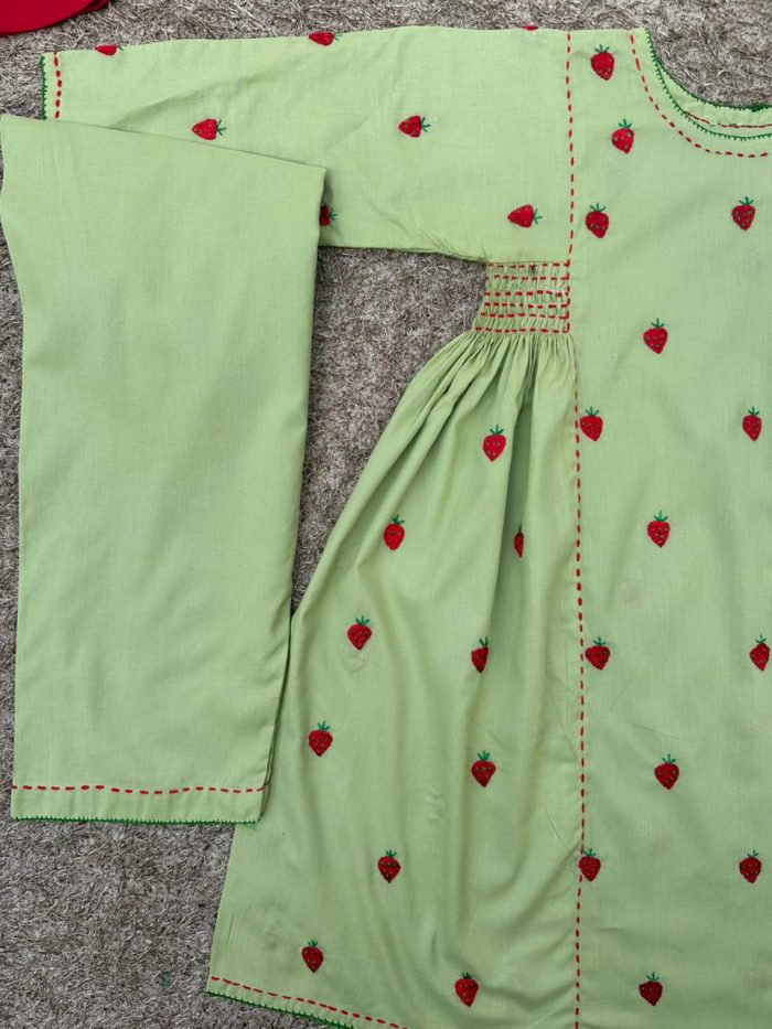 Gul-e-Feroza hand embroidered - Image 5