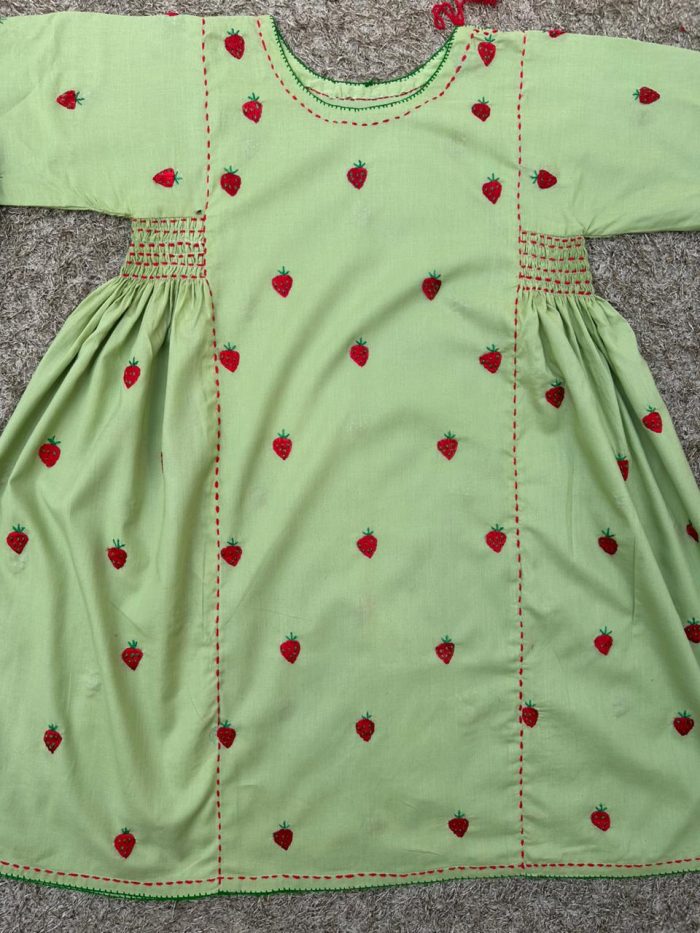 Gul-e-Feroza hand embroidered
