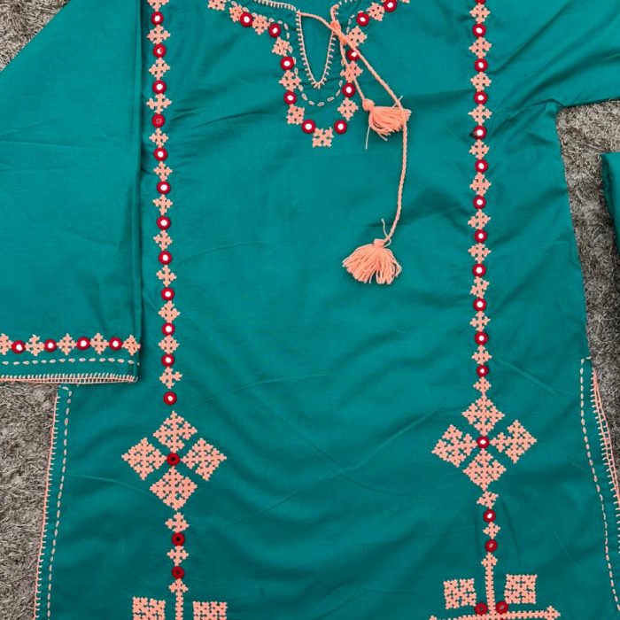 Gulmohar Charm hand embriodery