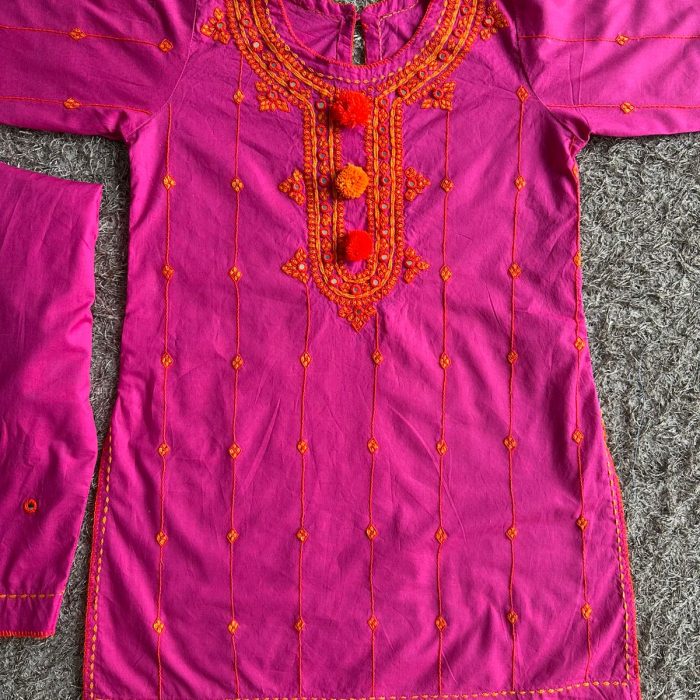 "Peach Blossom – Handmade Grace in Pink & Orange"