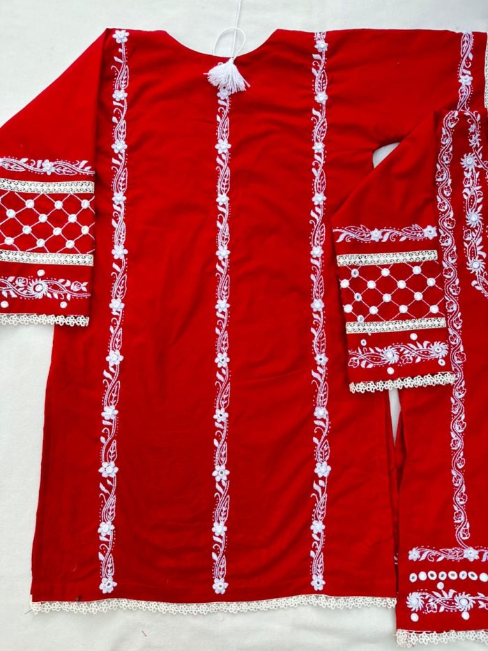Laal Sitara – Red Elegance Ensemble - Image 8