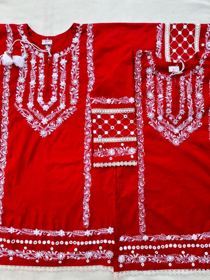 Laal Sitara – Red Elegance Ensemble - Image 3