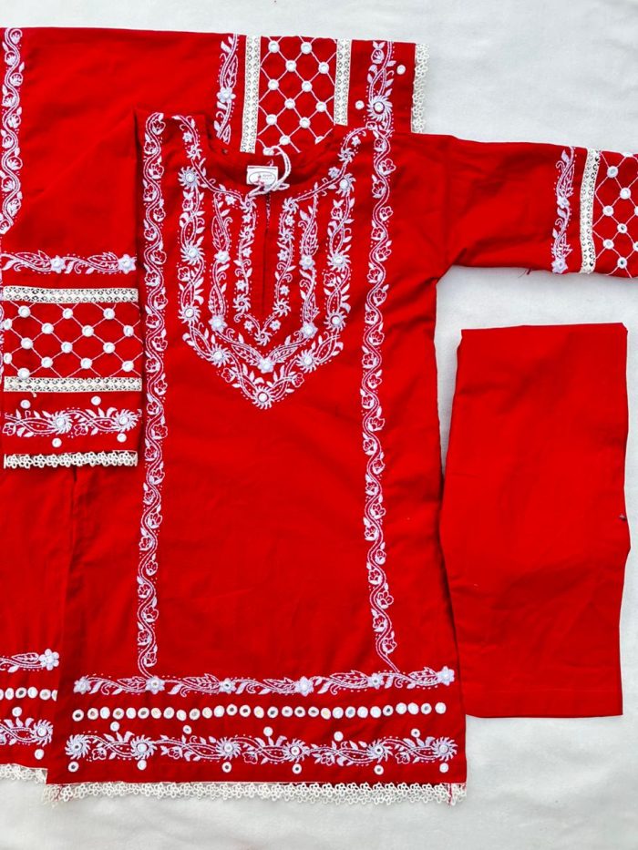 Laal Sitara – Red Elegance Ensemble - Image 7