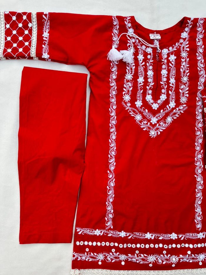 Laal Sitara – Red Elegance Ensemble - Image 5