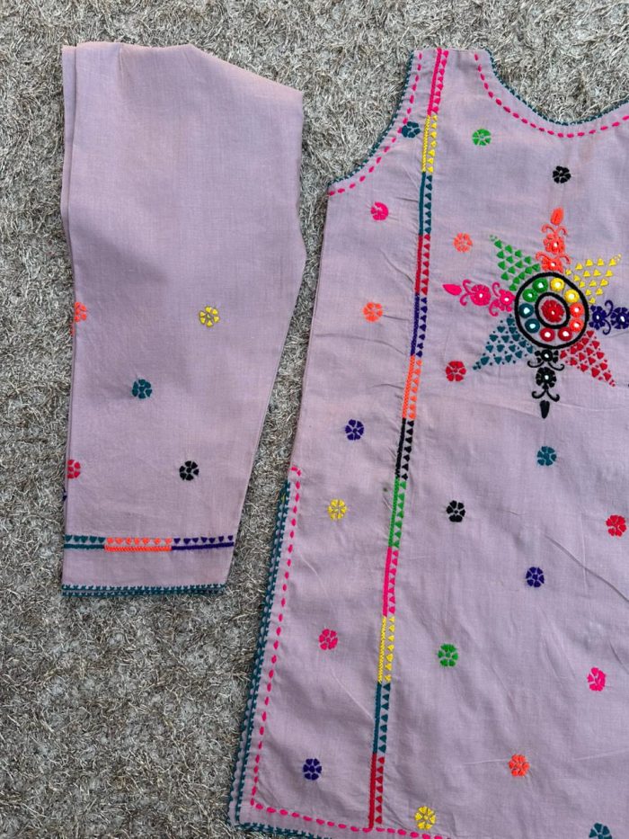 Gulnaz Mauve Embroidered - Image 6
