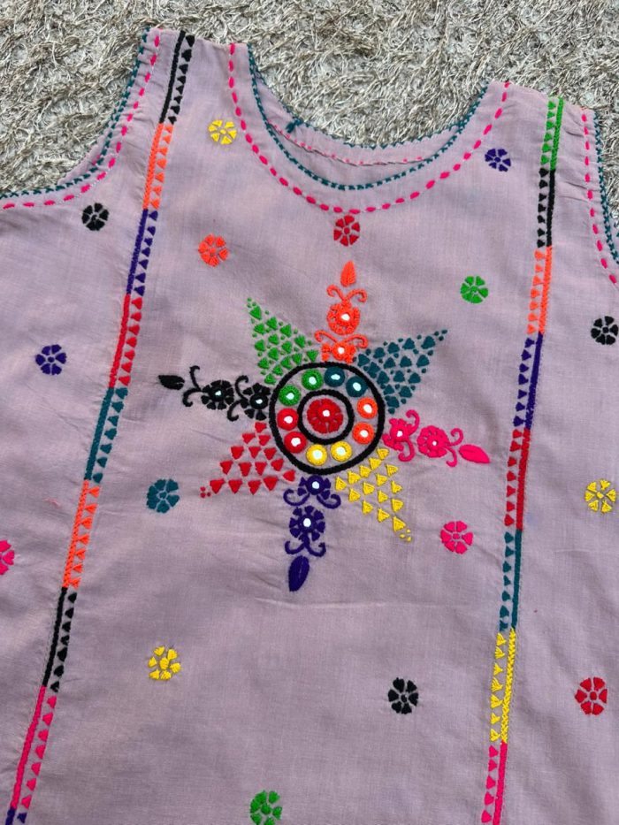 Gulnaz Mauve Embroidered - Image 4