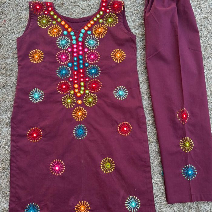 Sitara Sangemarmar – Mehroon Elegance Set