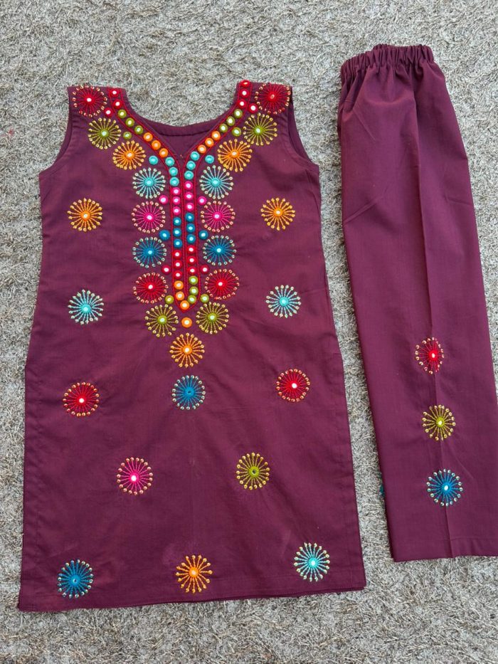 Sitara Sangemarmar – Mehroon Elegance Set
